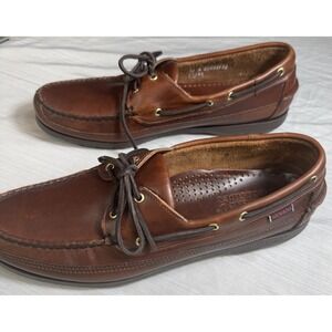 Sebago Docksides Shoes Mens Size 11N Brown Leather Boat Deck Moccasin Casual
